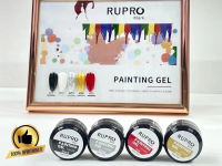 Rupro Mark გელი შავი საღებავი painting gel Black uv/led 01, 5 მლ