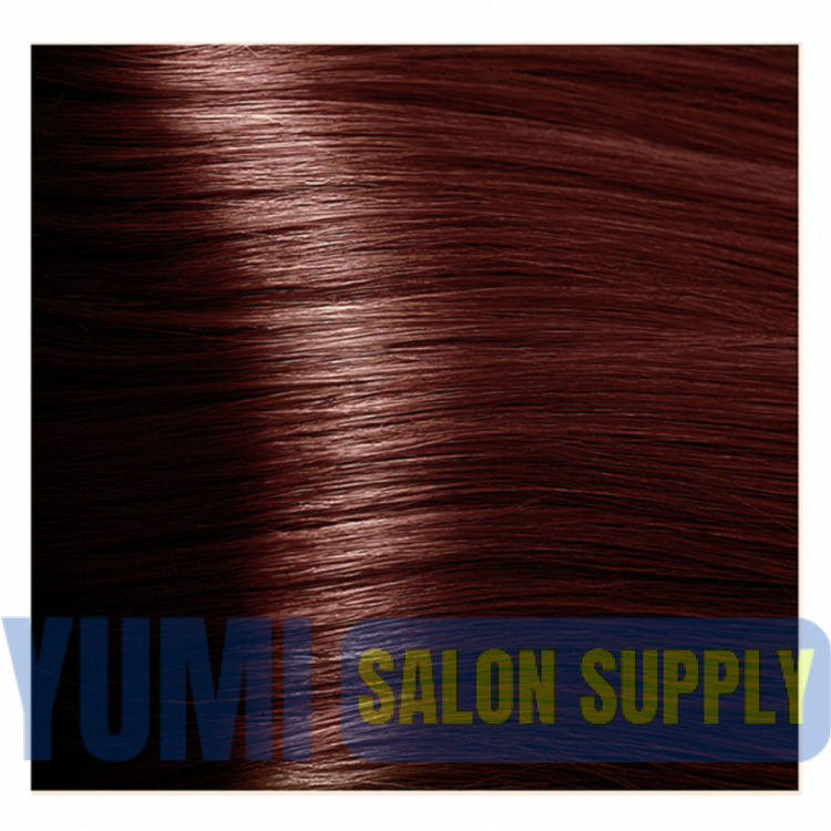 S 6.46 მუქი სპილენძის წითელი ქერა თმის საღებავი კრემი ჟენშენის ექსტრაქტით და ბრინჯის ცილებით