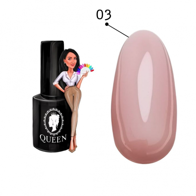 QUEEN Base rubber Camouflage 03, 30 ml
