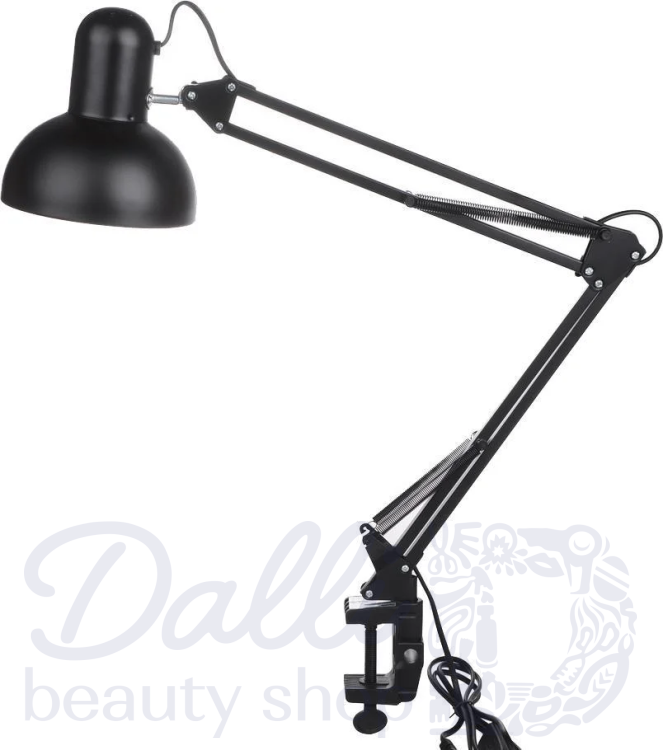Table lamp for the work, black