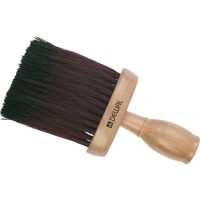 DEWAL Brush, flat, wood handle, natural bovine bristles