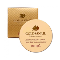 Petitfee hydrogel eye patches with snail and gold Gold & Snail Hydrogel Eye Patch, 60 pcs.