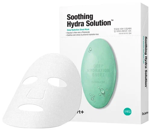 Dr.Jart+ Успокаивающая маска для лица с алоэ вера Soothing Hydra Solution 30 г x 5 шт