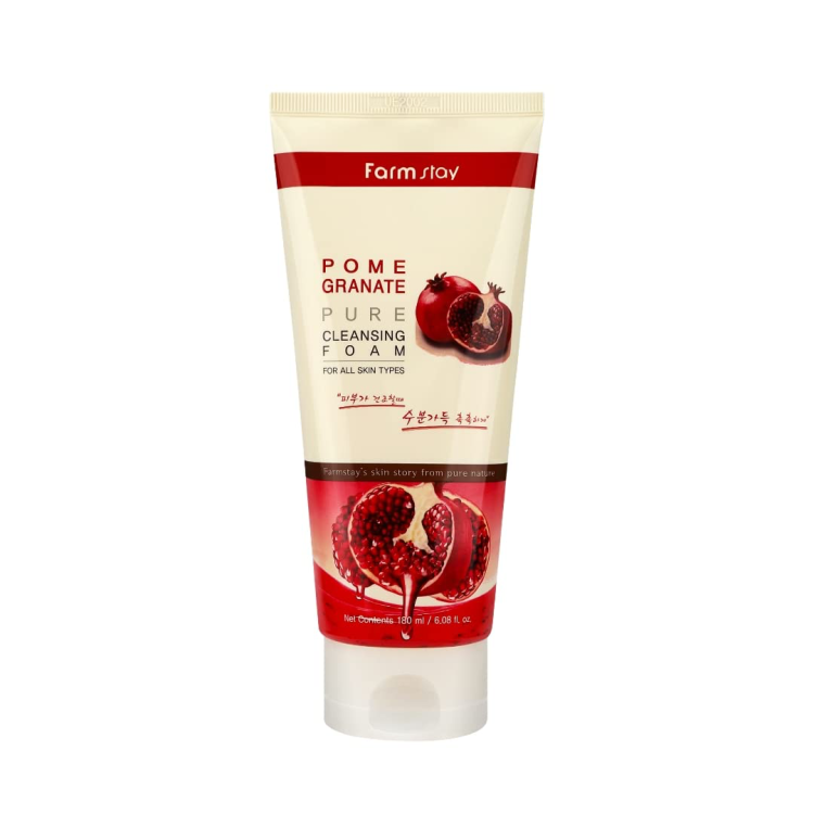 FARMSTAY Pomegranate Pure Cleansing Foam 180g