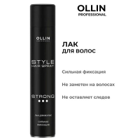 OLLIN STYLE Лак для волос сильной фиксации  500 мл