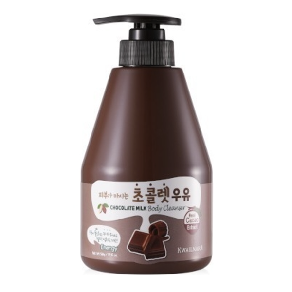 WELCOS Kwailnara Гель для душа с ароматом шоколадного молока Chocolate Milk Body Cleanser 560g