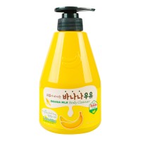 WELCOS Kwailnara შხაპის გელი ბანანის რძის არომატით Banana Milk Body Cleanser 560გ