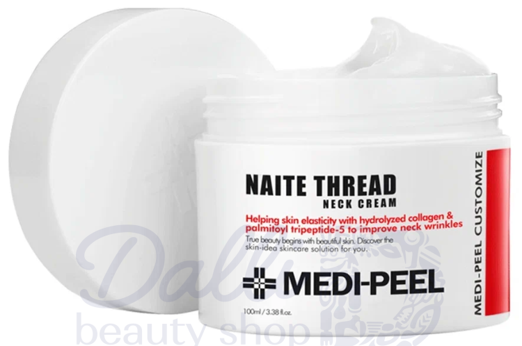 MEDI-PEEL Naite Thread Neck Cream крем для шеи и зоны декольте с пептидным комплексом