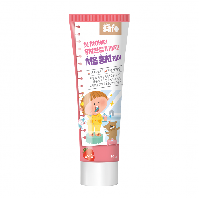 Детская зубная паста Lion Kids Safe 3-12 лет Клубника, 90 г