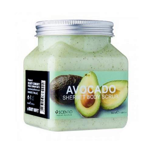 ტანის სკრაბი Avocado Wokali Scentio Avocado, 350 მლ