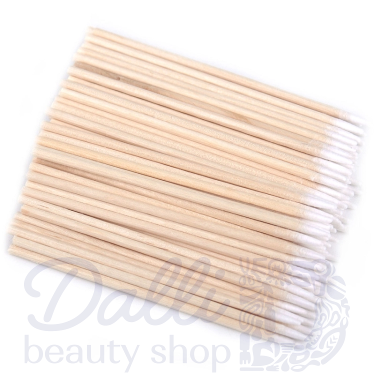Cotton bamboo buds MICRO STICKS for eyelashes 100 pcs.