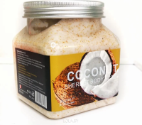 Body scrub with Coconut Wokali Coconut Sherbet Body Scrub, 350 ml