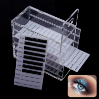 Eyelash storage box