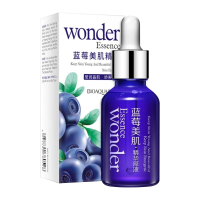 BioAqua Moisturizing anti-aging anti-edema facial serum with blueberries for all skin types, 15 ml
