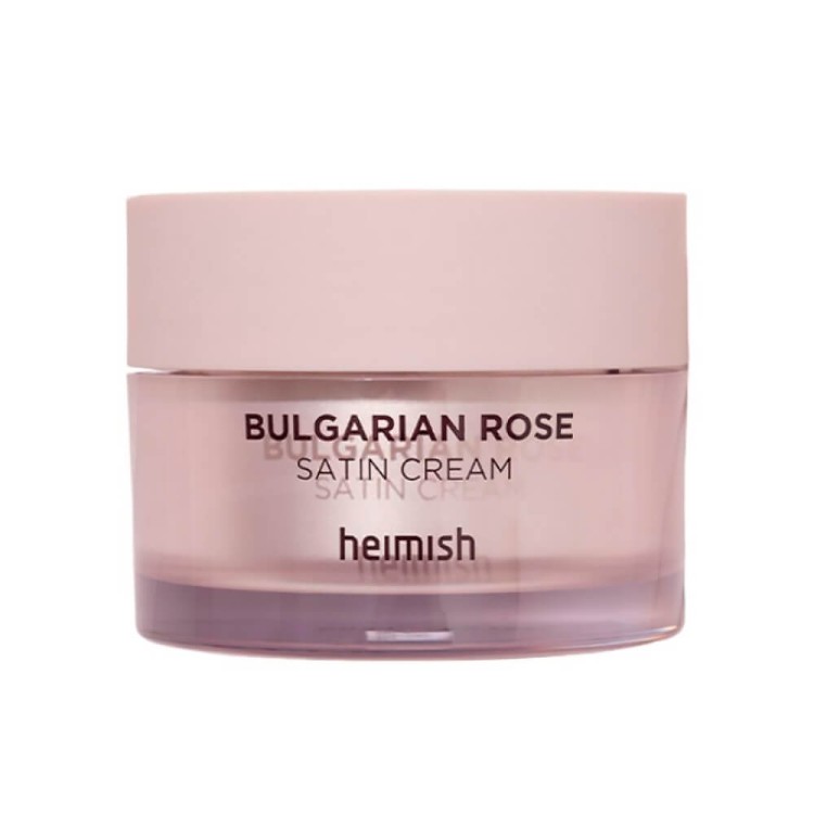 Heimish Bulgarian Rose Satin Cream: Nourishing Cream for Dry Skin with Rose Extract