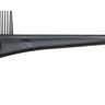 DEWAL Color brush, black, with comb, black straight bristles, with hook, narrow