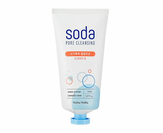 Holika Holika Глубоко очищающая пенка скраб для лица с содой SODA Pore Deep Cleansing 150 мл