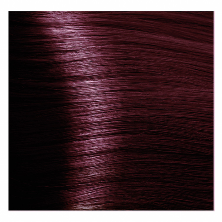 Kapous Studio Professional S 6.62 dark red-purple blonde hair dye Cream with ginseng Extract and rice proteas