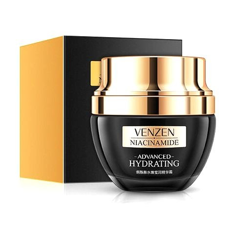 Venzen Niacinamide Advanced Hydrating Cream დამატენიანებელი და მკვებავი კრემი-ესენცია სახისთვის, 50გრ.