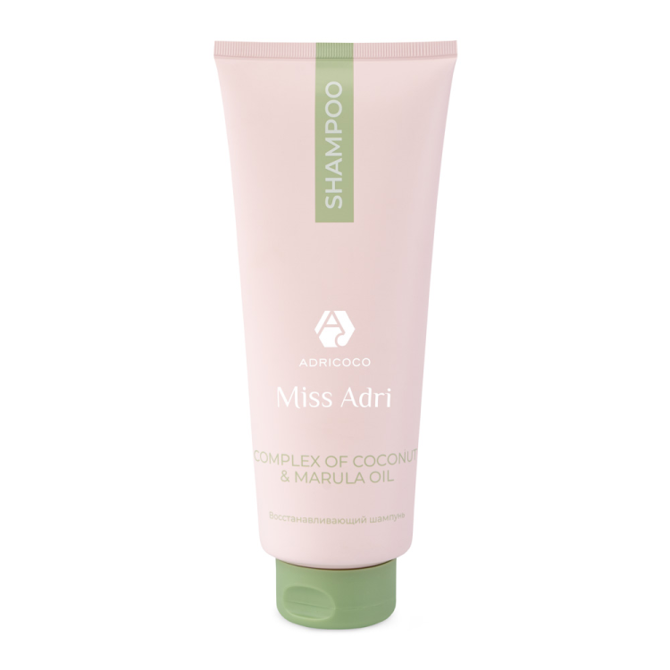 ADRICOCO Restoring hair shampoo Miss Adri Complex of coconut & marula oil, 400 m