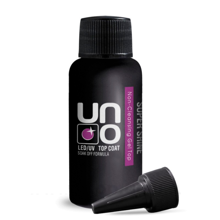 UNO Super Shine TOP COAT Топ без липкого слоя, 30 мл