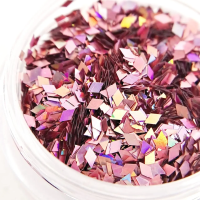 ფრჩხილის Sequins ჰოლოგრაფიული