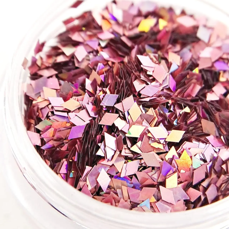 ფრჩხილის Sequins ჰოლოგრაფიული