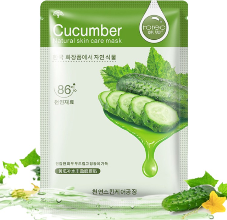 HCHANA Fabric Face Mask with Cucumber