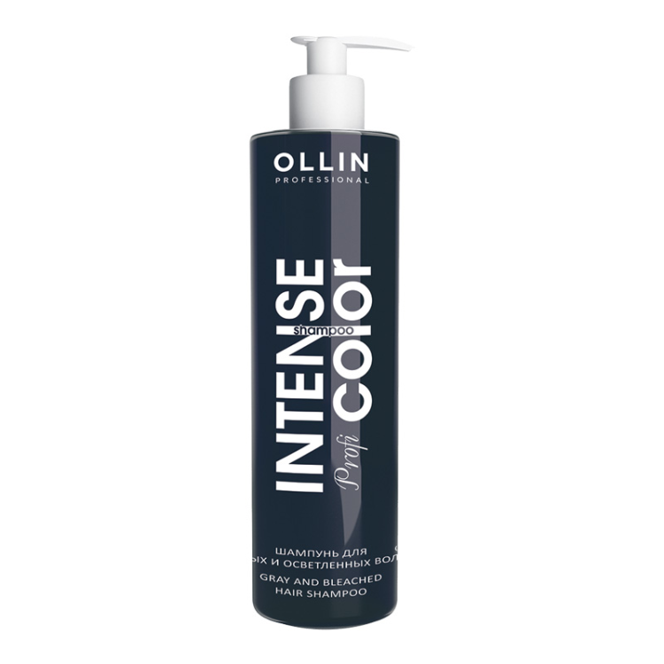 OLLIN INTENSE Profi COLOR შამპუნი ჭაღარა და გათეთრებული თმებისთვის 250 მლ